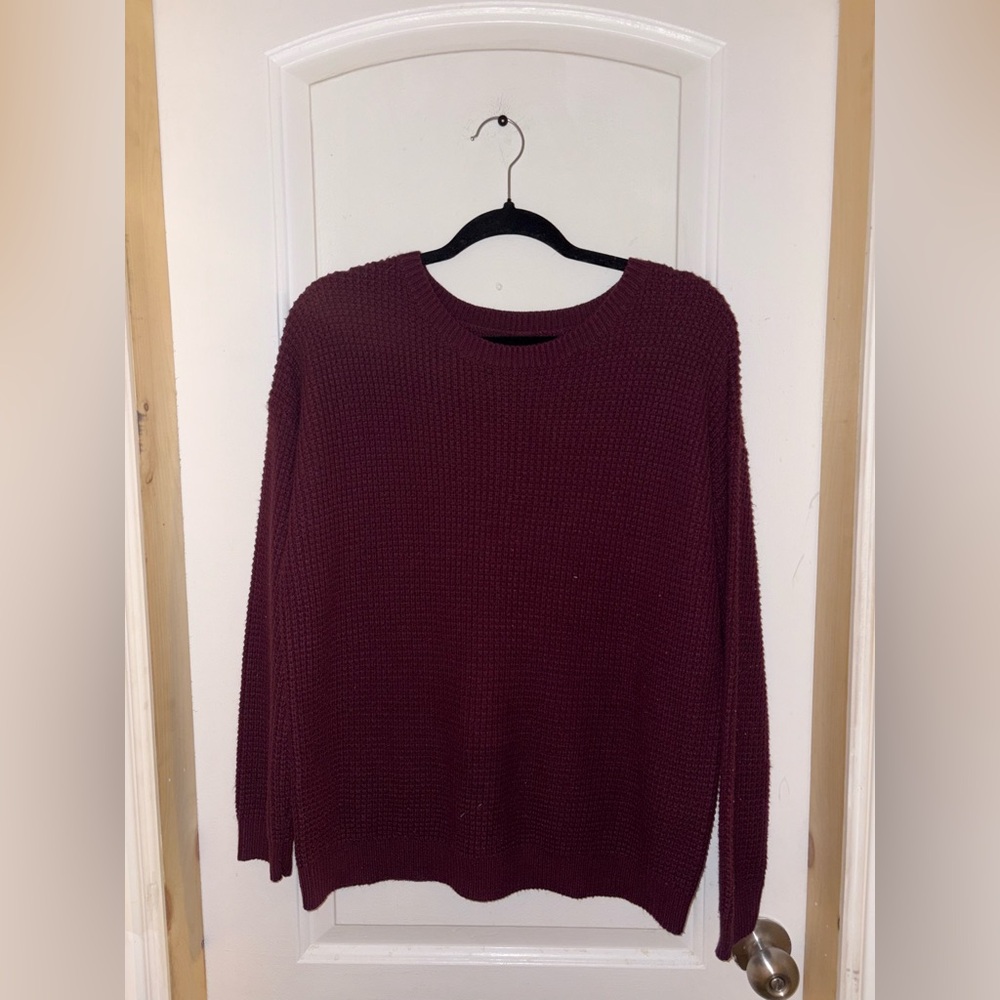 George - Burgundy Sweater